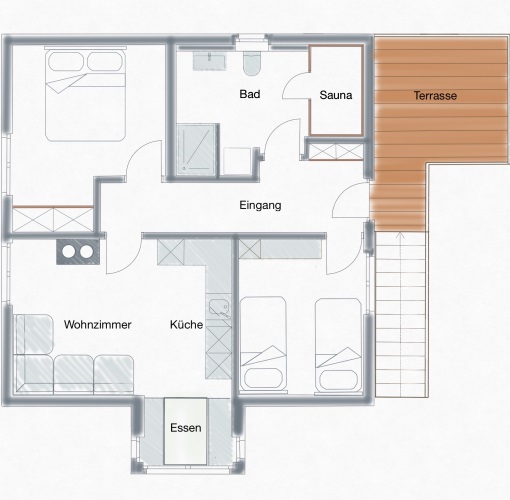 _Ferienhaus Kalss Apartment Boaßlbam